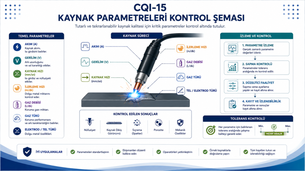 CQI-15 eğitimi ve kaynak sistem değerlendirmesi
