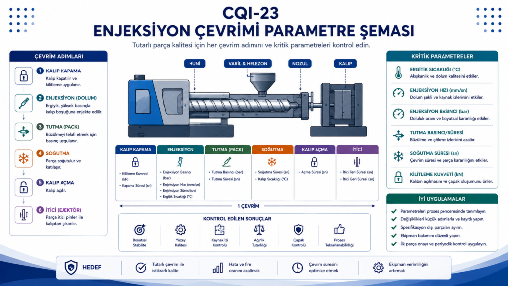 CQI-23 eğitimi ve kalıplama sistem değerlendirmesi