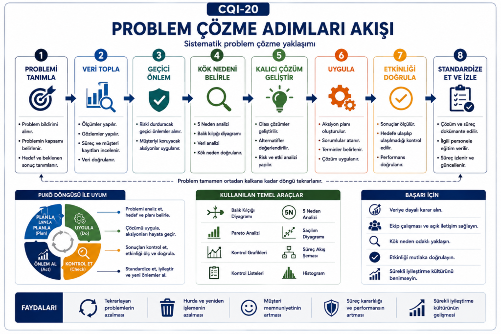 CQI-20 eğitimi ve etkin problem çözme 