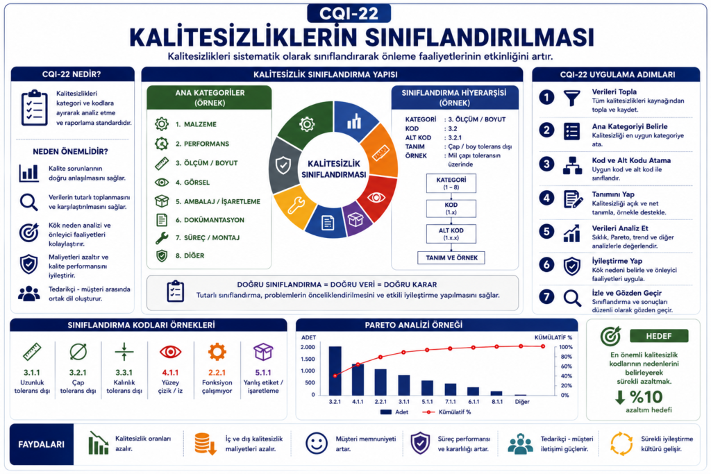 CQI-22 eğitimi ve kalitesizlik maliyeti COPQ