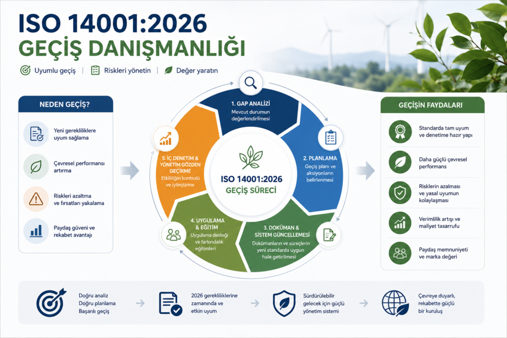 ISO 14001:2026 Geçiş Danışmanlığı